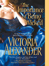 Cover image for The Importance of Being Wicked